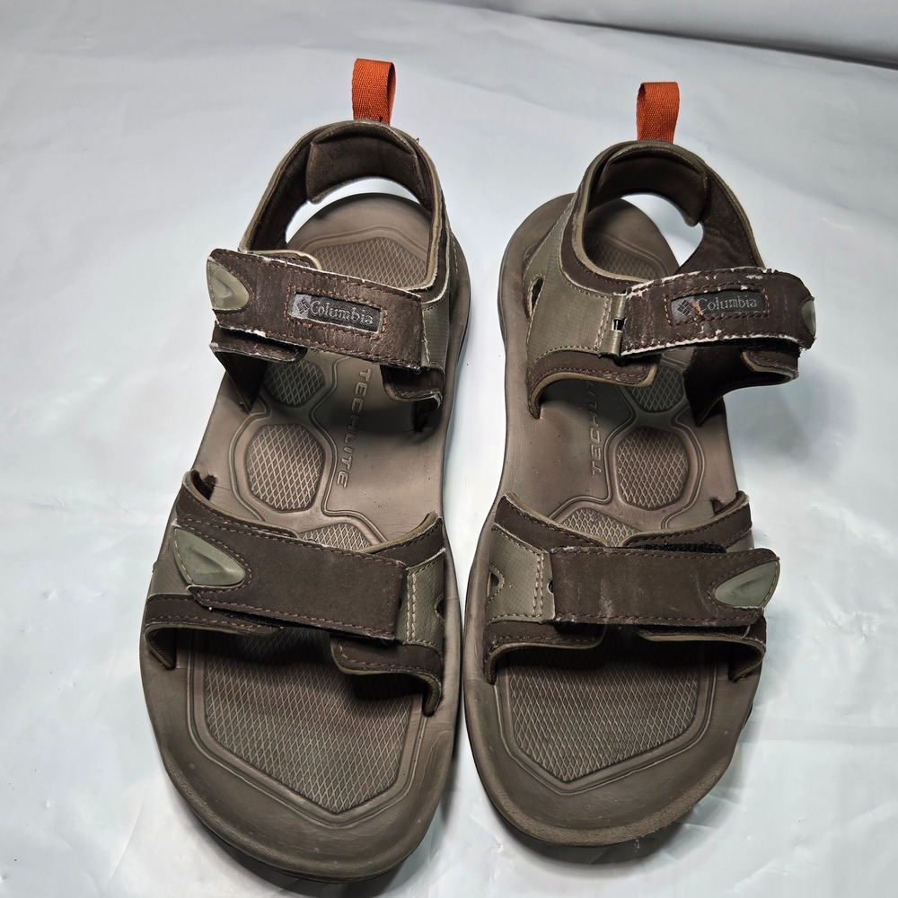 Columbia Techlite Mens Hiking Beach Sandals Gray Size 10 Outdoor